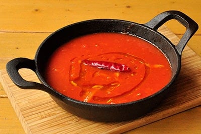 写真：バアさんの超熟成スープ（地獄味）
